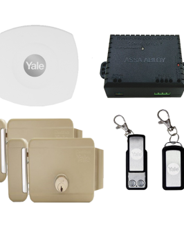 Cerradura eléctrica Yale Connect, izquierda, kit control remoto