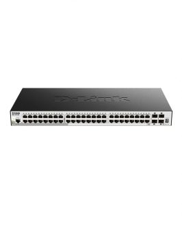Switch administrable Web Smart de 48 puertos Gigabit cobre + 4 SFP+ DGS-1510-52X